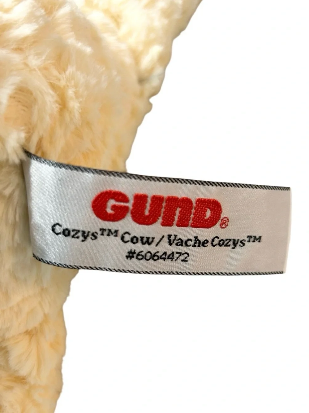 GUND Cozys Collection Cow, Stuffed Animal  Rippled Plush Fur 10” Kids